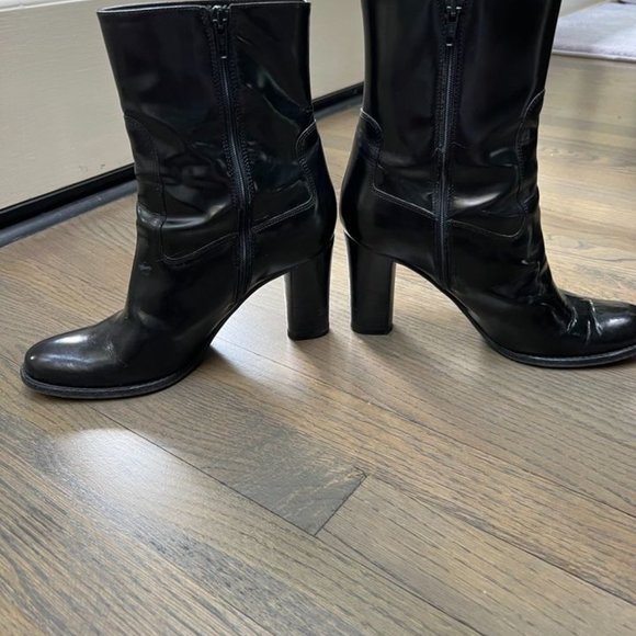 GUC Cole Haan Leather Booties - Picture 2 of 7